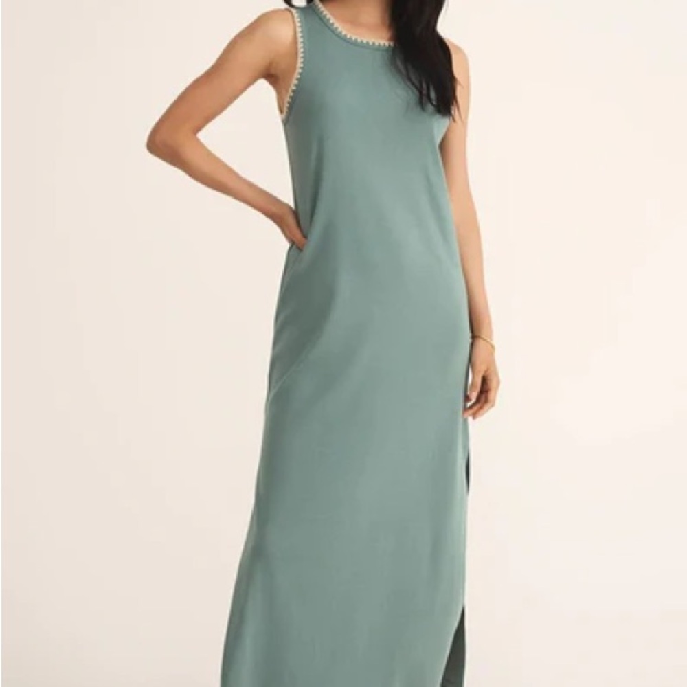 Chic Sleeveless Maxi Dress in Teal